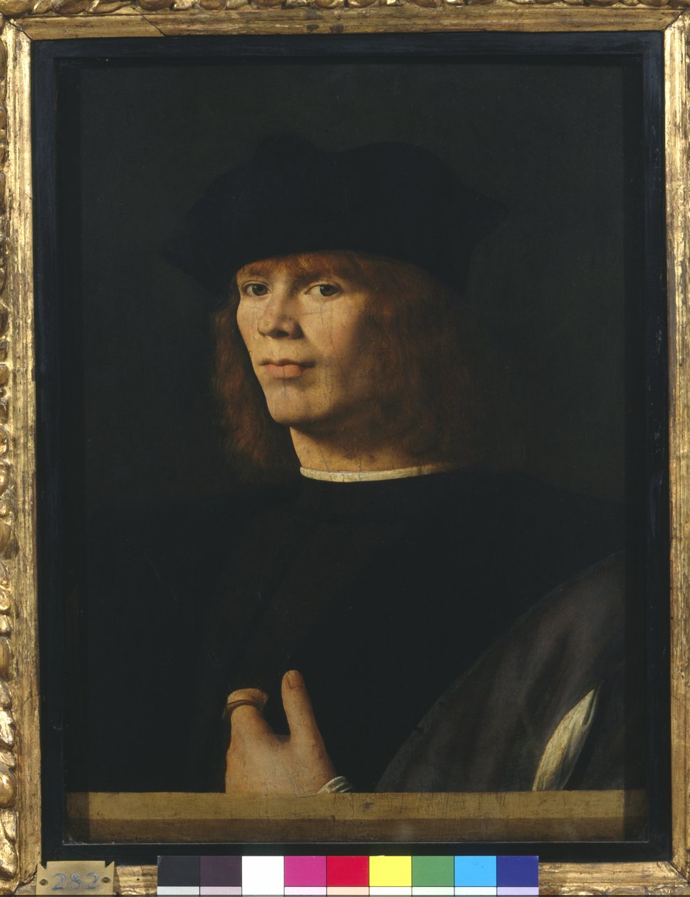 Retrato de um jovem de Andrea Solario