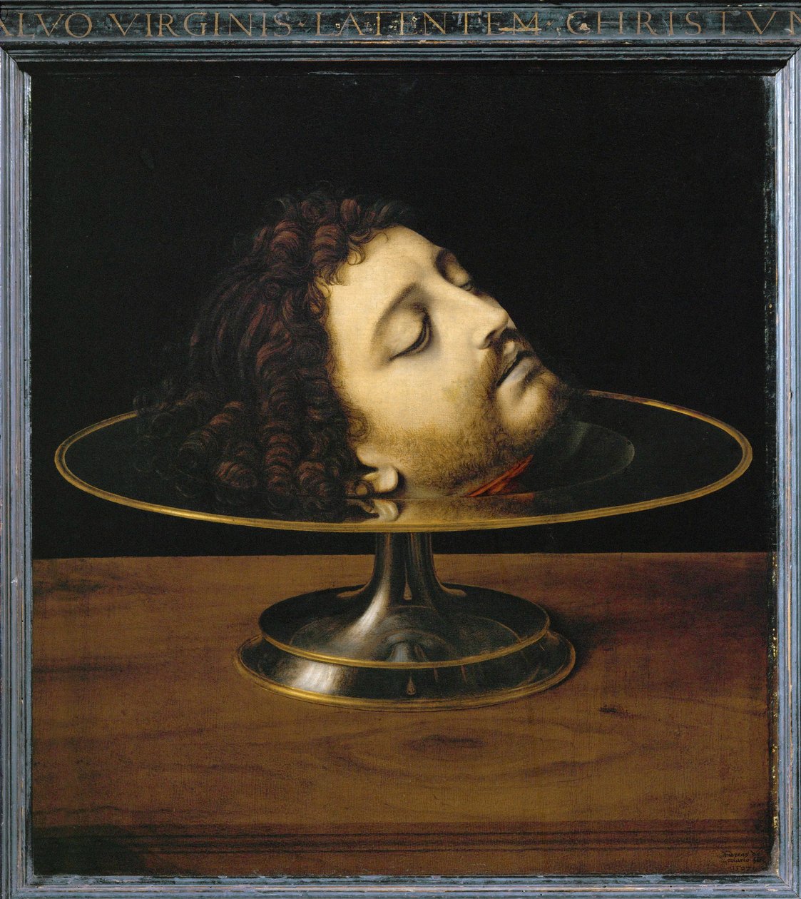 Tete de saint Jean-Baptiste - Cabeça de São João Batista ... de Andrea Solario