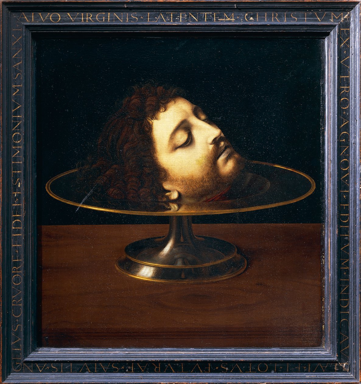 A cabeça de São João Batista de Andrea Solario