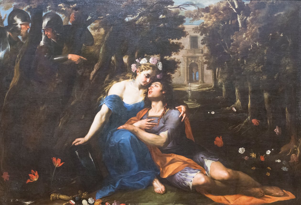 Rinaldo e Armida, Andrea Vaccaro (óleo sobre tela) de Andrea Vaccaro