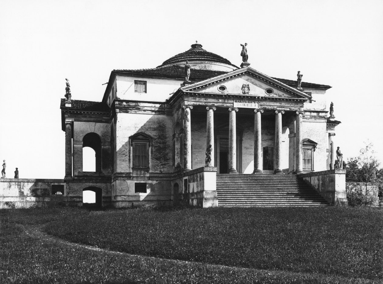 Vista da fachada, c.1566-67 de Andrea Palladio
