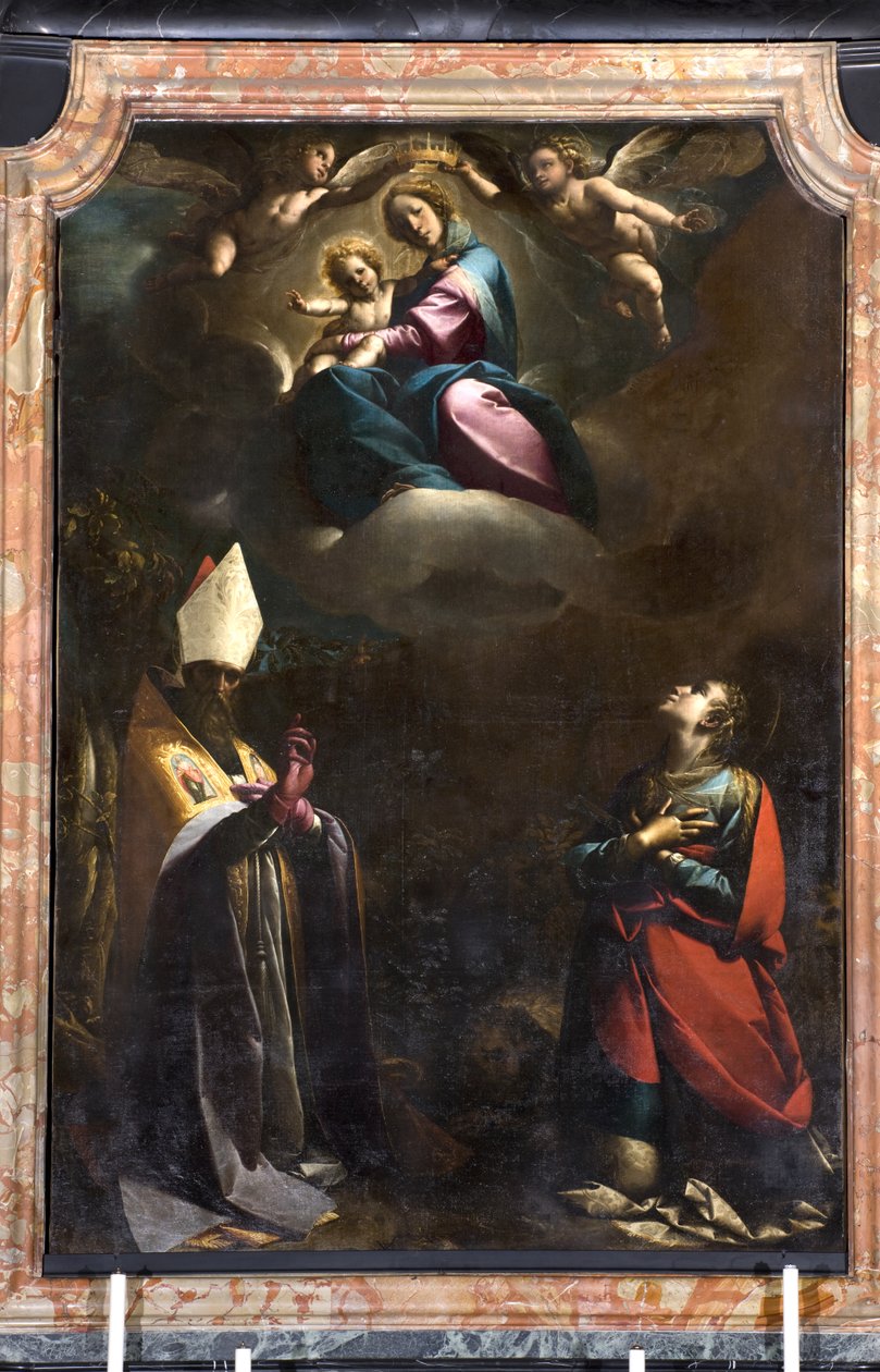 Polyptych, detalhe, 1508 de Andrea de Passeri