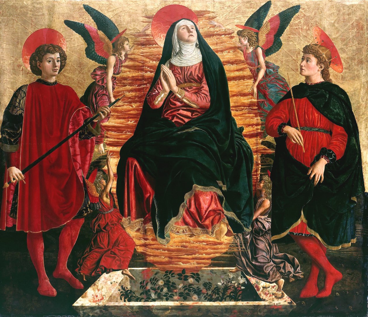 Assunção de Maria

















































 com os Santos Minias e Julião de Andrea del Castagno