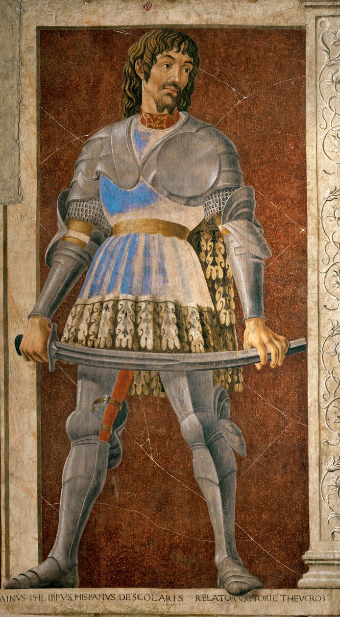 Pipo Spano, condottiere (pintura sobre tela) de Andrea del Castagno