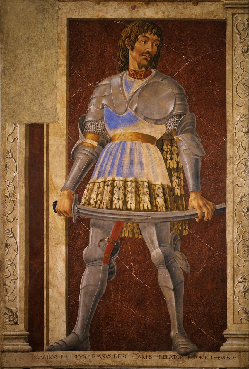 Pippo Spano, Niccolò Acciaiuoli, Francesco Petrarca de Andrea del Castagno