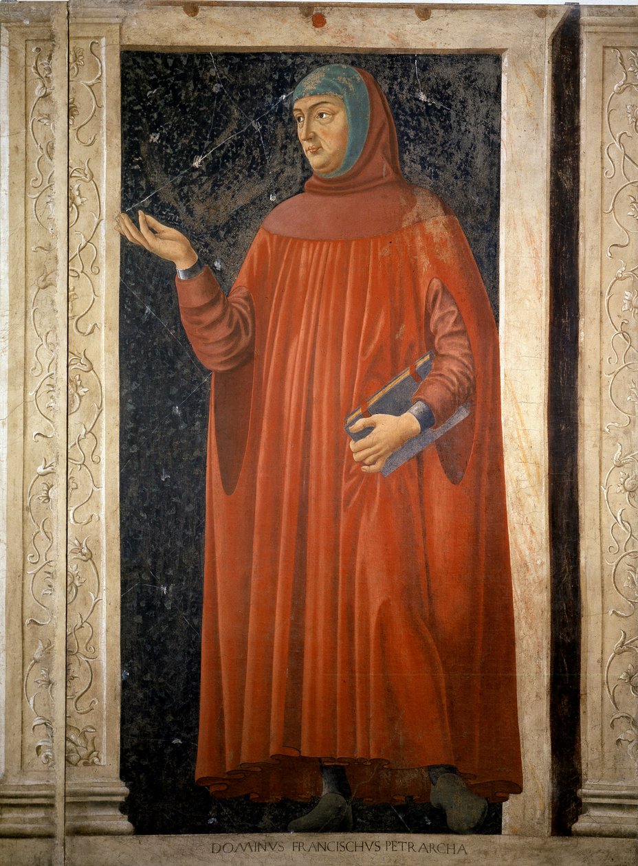 Retrato de Francesco Petrarca de Andrea del Castagno