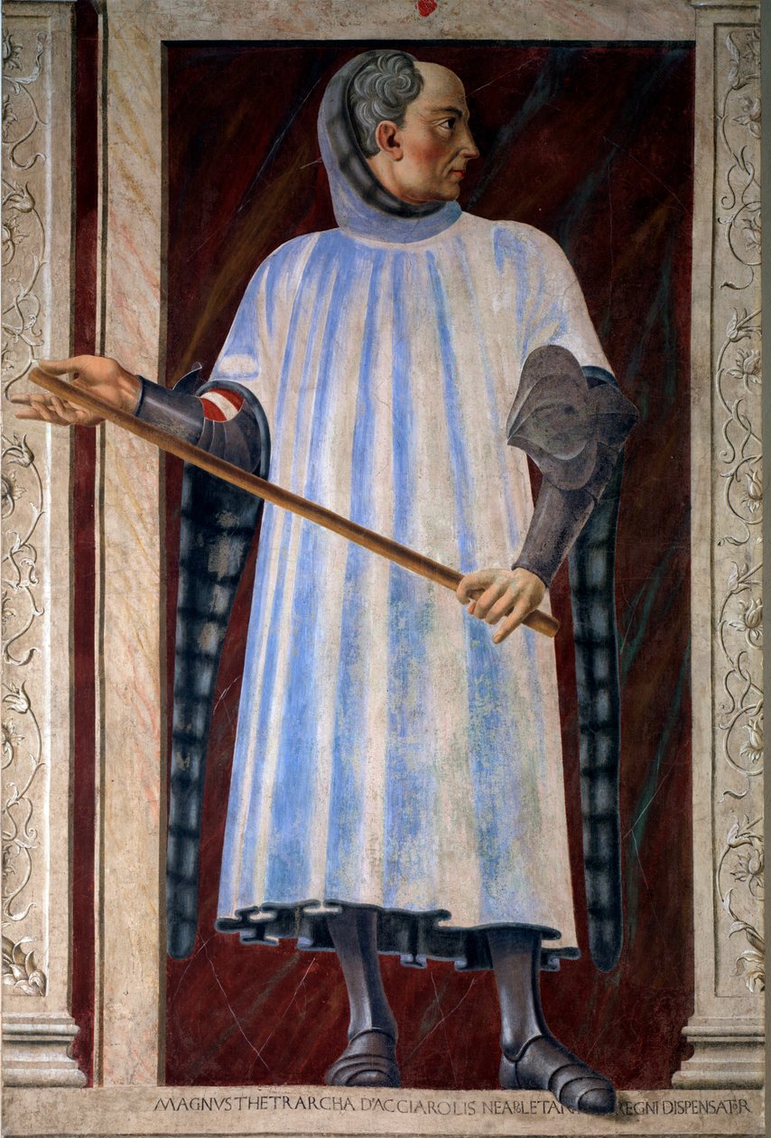 Retrato de Niccolo Acciaiuoli, grande senechal de Nápoles (Fresco de Andrea del Castagno