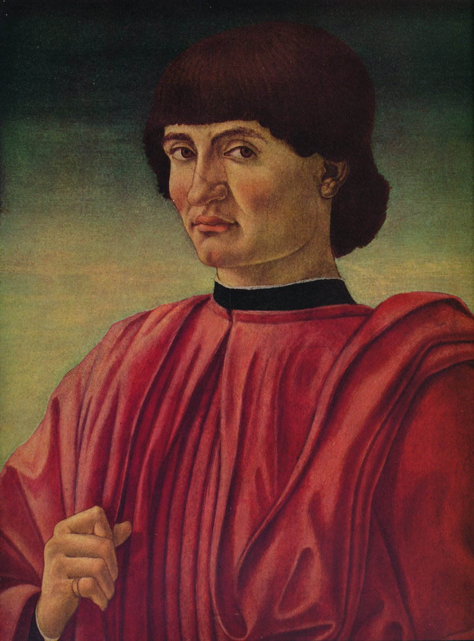 Retrato de um homem, c1450 de Andrea del Castagno