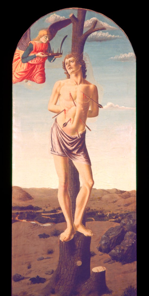 São Sebastião, 1457 de Andrea del Castagno