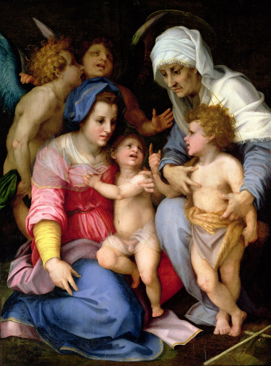Sagrada Família com Anjos, c.1515-16 de Andrea del Sarto