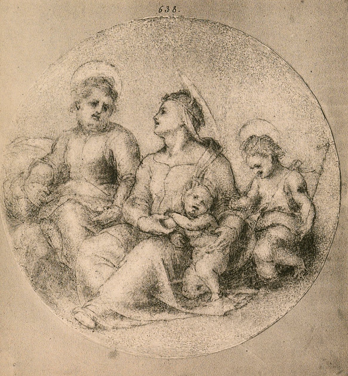 Sagrada Família com o Infante São João de Andrea del Sarto