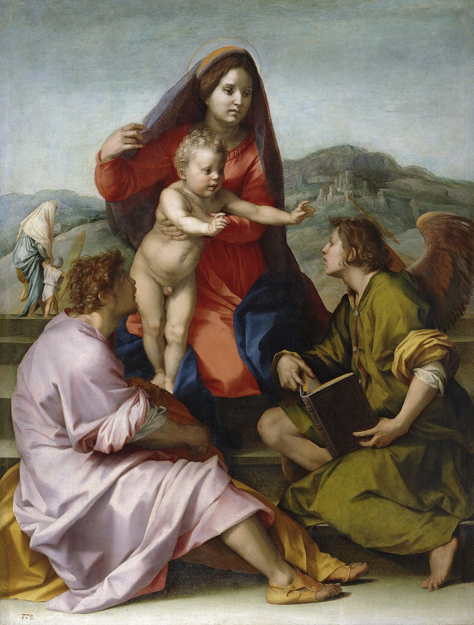 Madonna e criança com São Mateus e o anjo de Andrea del Sarto
