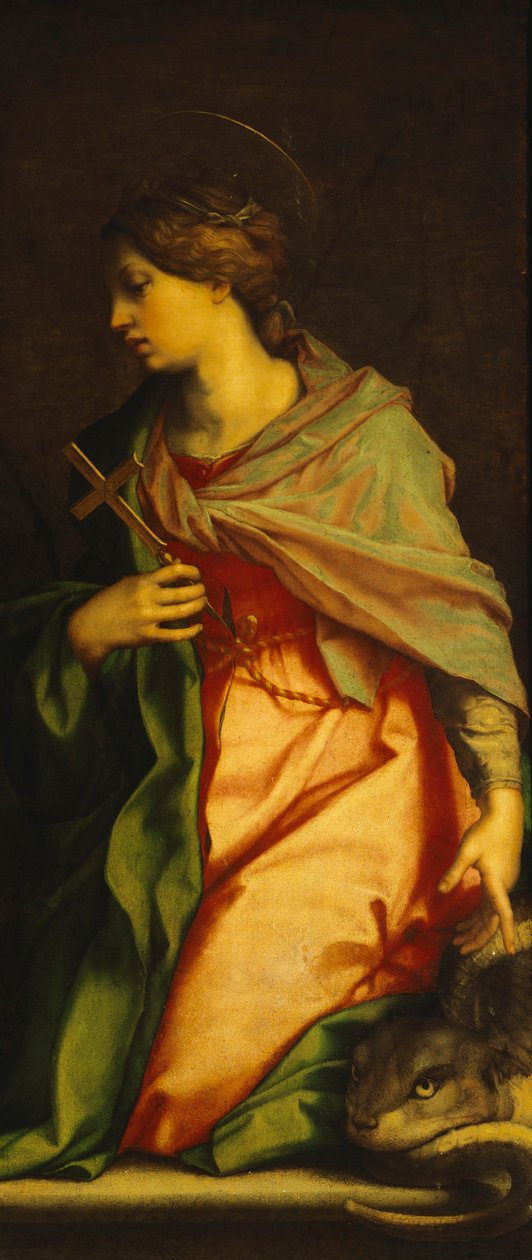 Pintura de Santa Margherita, de Andrea del Sarto (1486-1530), Catedral de Pisa de Andrea del Sarto