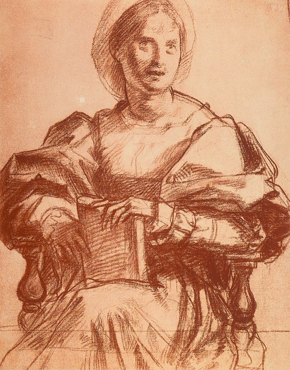 Retrato de Lucrezia del Fede de Andrea del Sarto