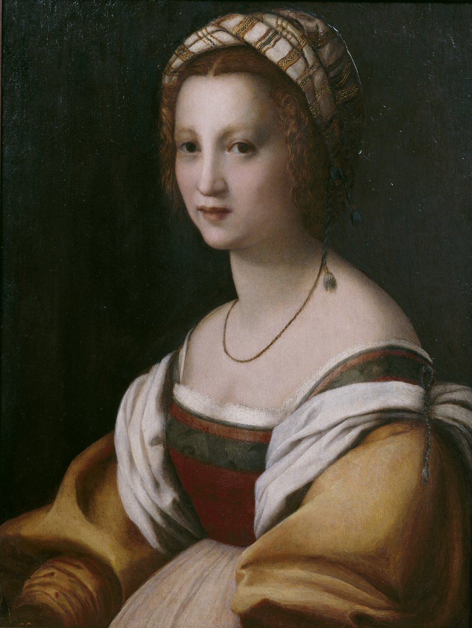 Retrato de uma mulher de Andrea del Sarto