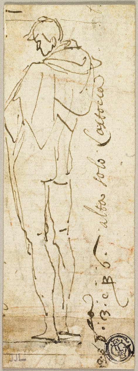 Nu masculino em pé de Andrea del Sarto