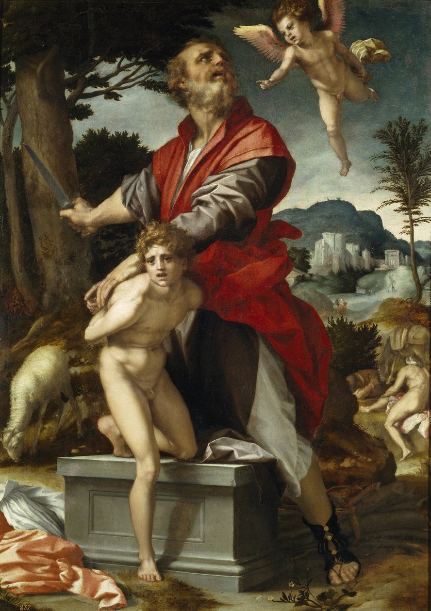 O sacrifício de Isaac de Andrea del Sarto