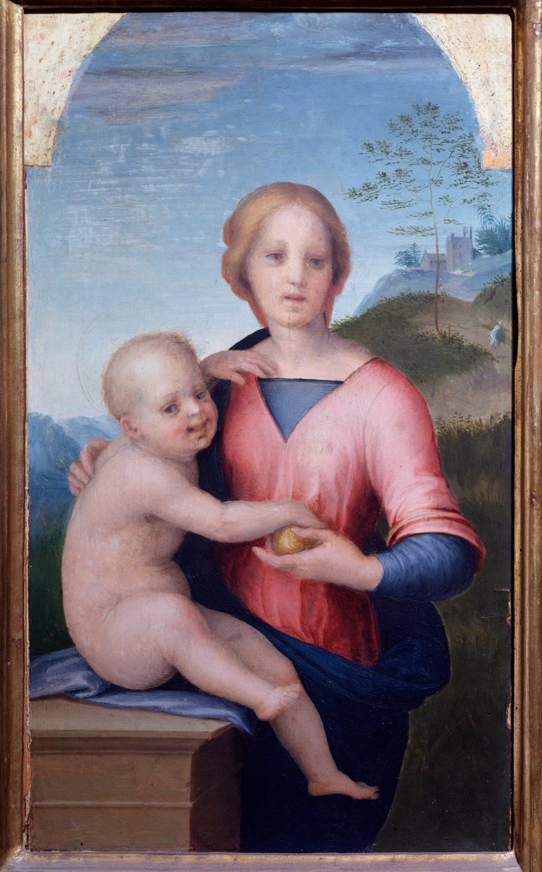 Virgem com criança (Pintura de Andrea del Sarto