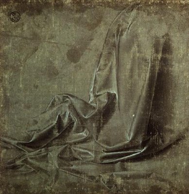 Estudo da Drapery de Andrea del Verrocchio