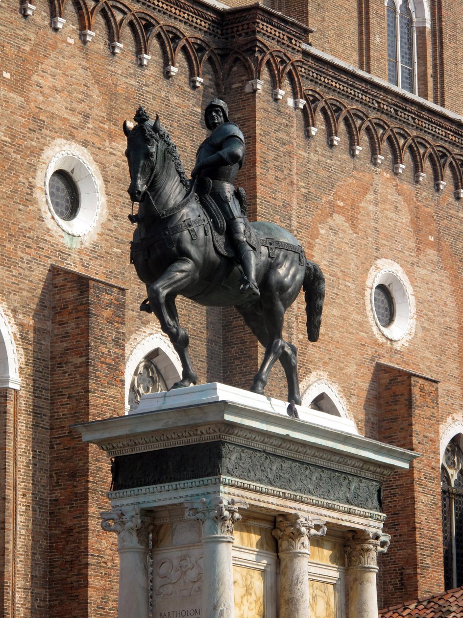 Estátua equestre do Condottiere Colleoni de Andrea del Verrocchio de Andrea del Verrocchio