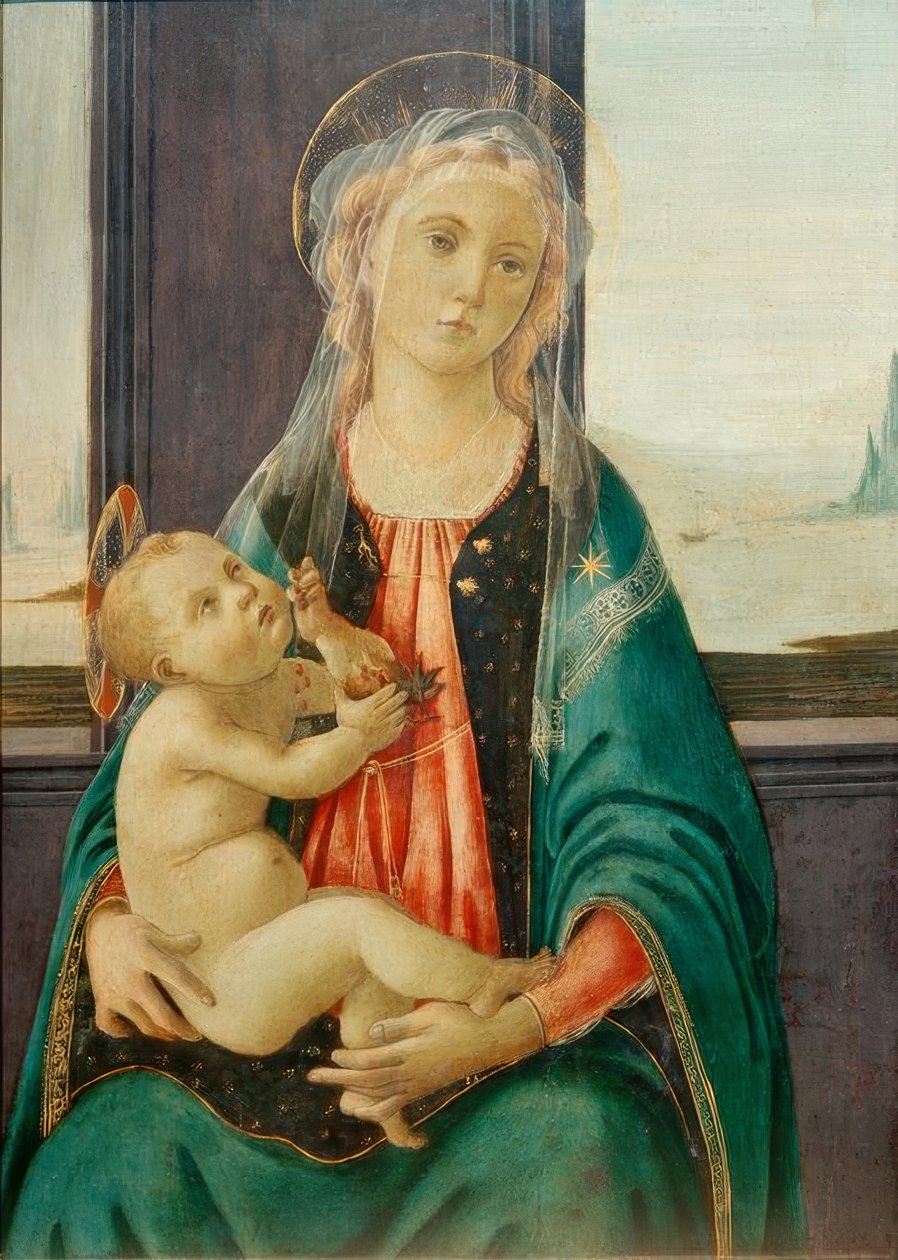 Madonna mit Kind (Madonna do mar) de Andrea del Verrocchio