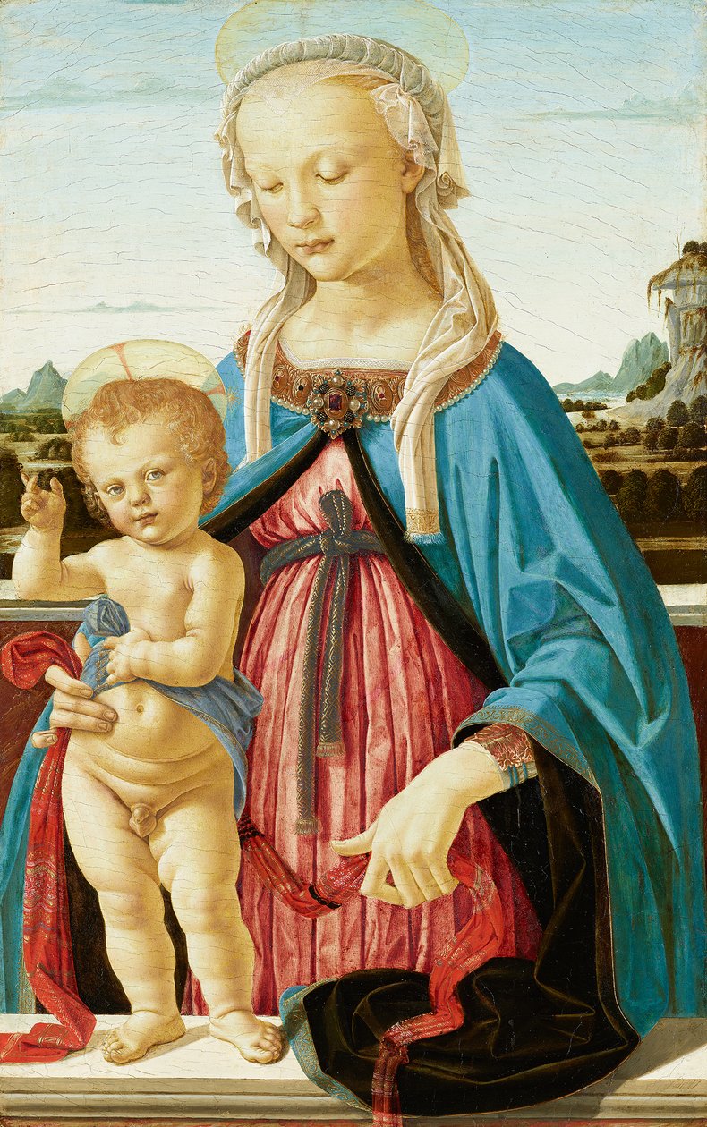 A Virgem com o Menino de Andrea del Verrocchio