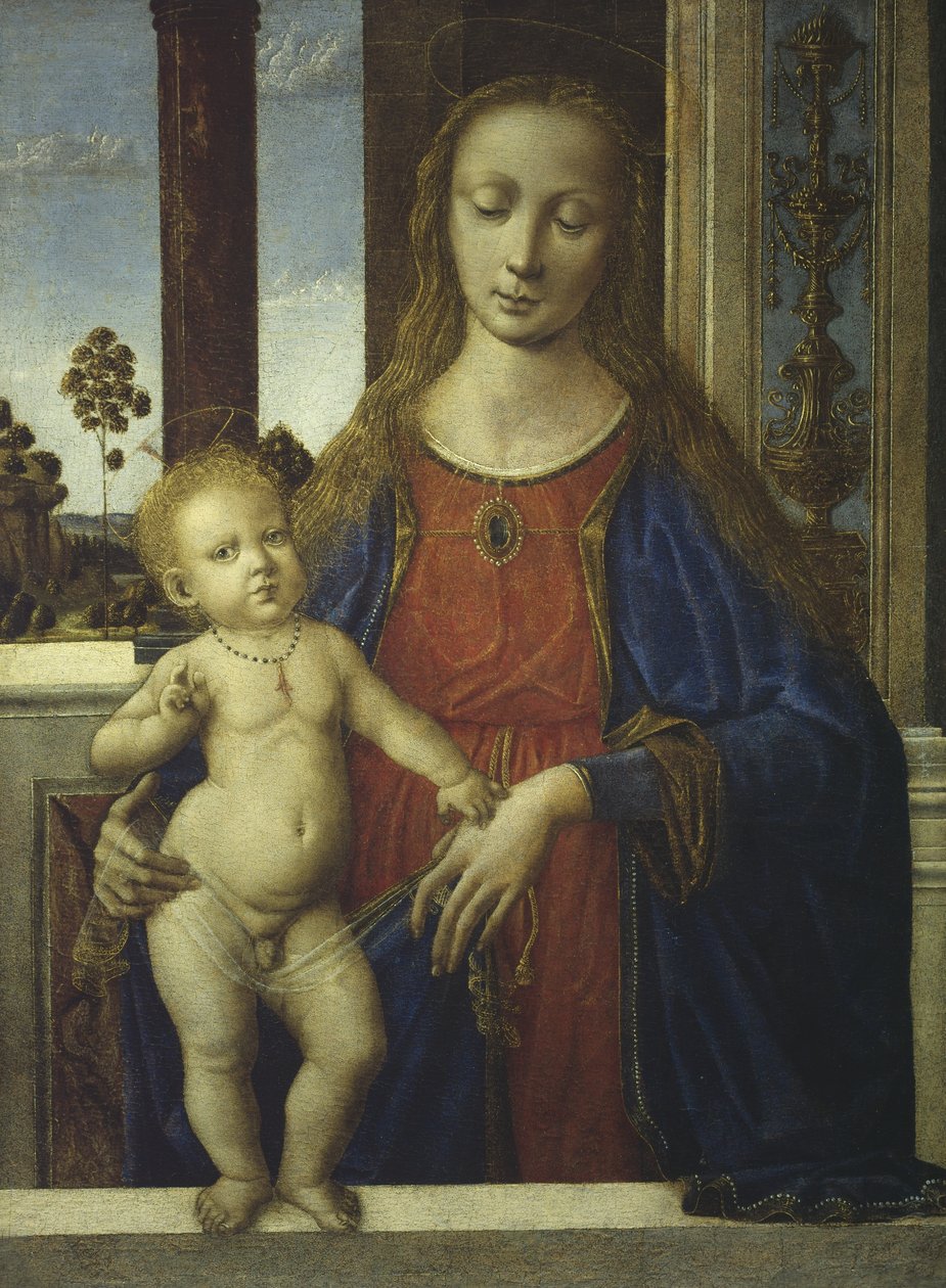 Virgem e Criança, c.1475-80 de Andrea del Verrocchio