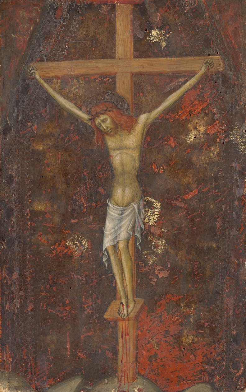 Cristo na Cruz [reverso] de Andrea di Bartolo