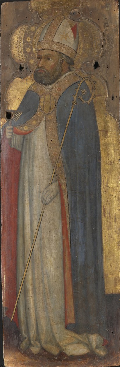 São Blaise, ca. 1400. de Andrea di Bartolo
