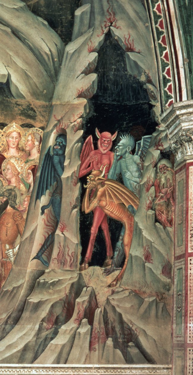 A descida ao Limbo, a partir da Capela Espanhola de Andrea di Bonaiuto (fl.1343 77)