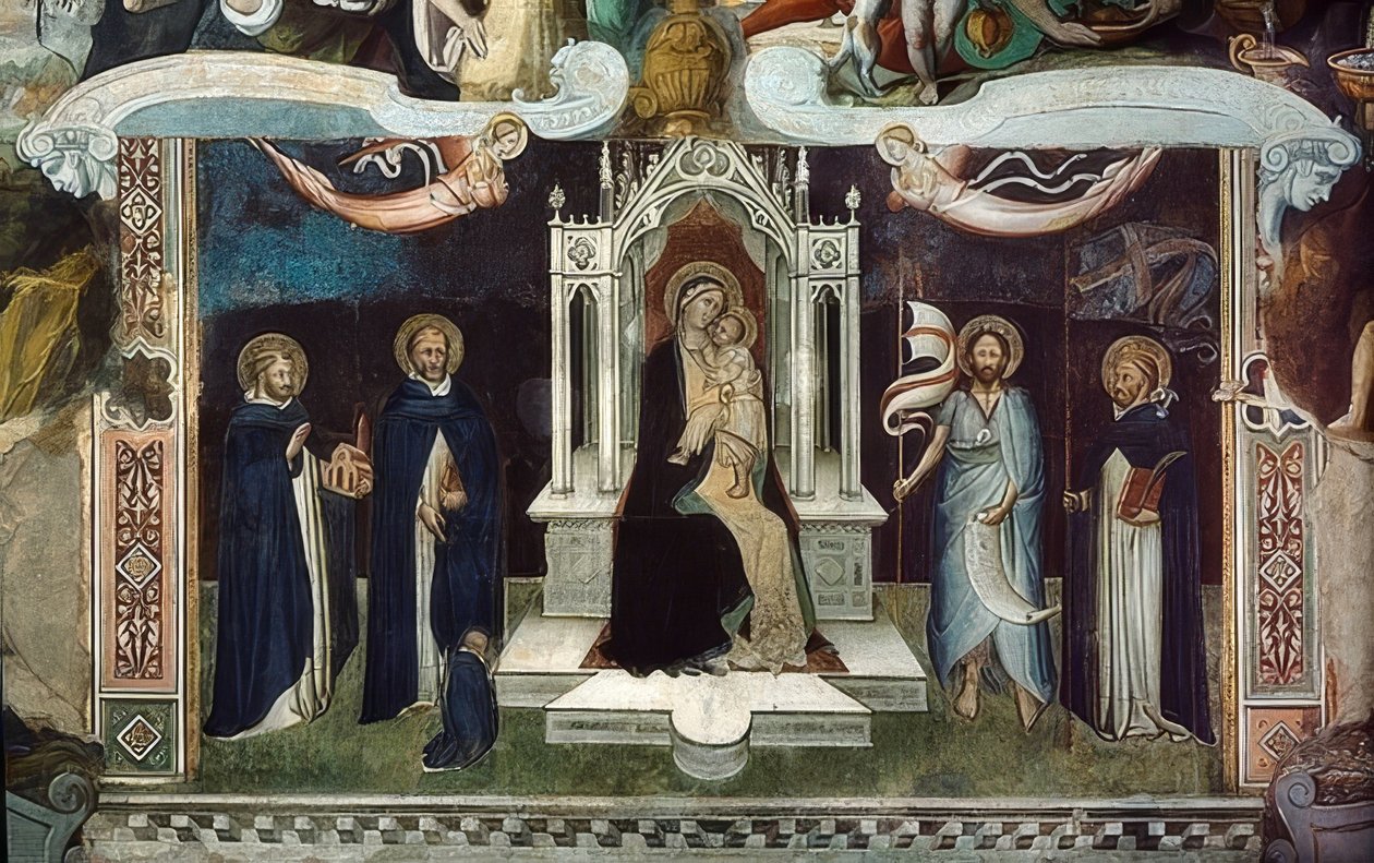 Thronende Madonna. 1370 de Andrea di Bonaiuto