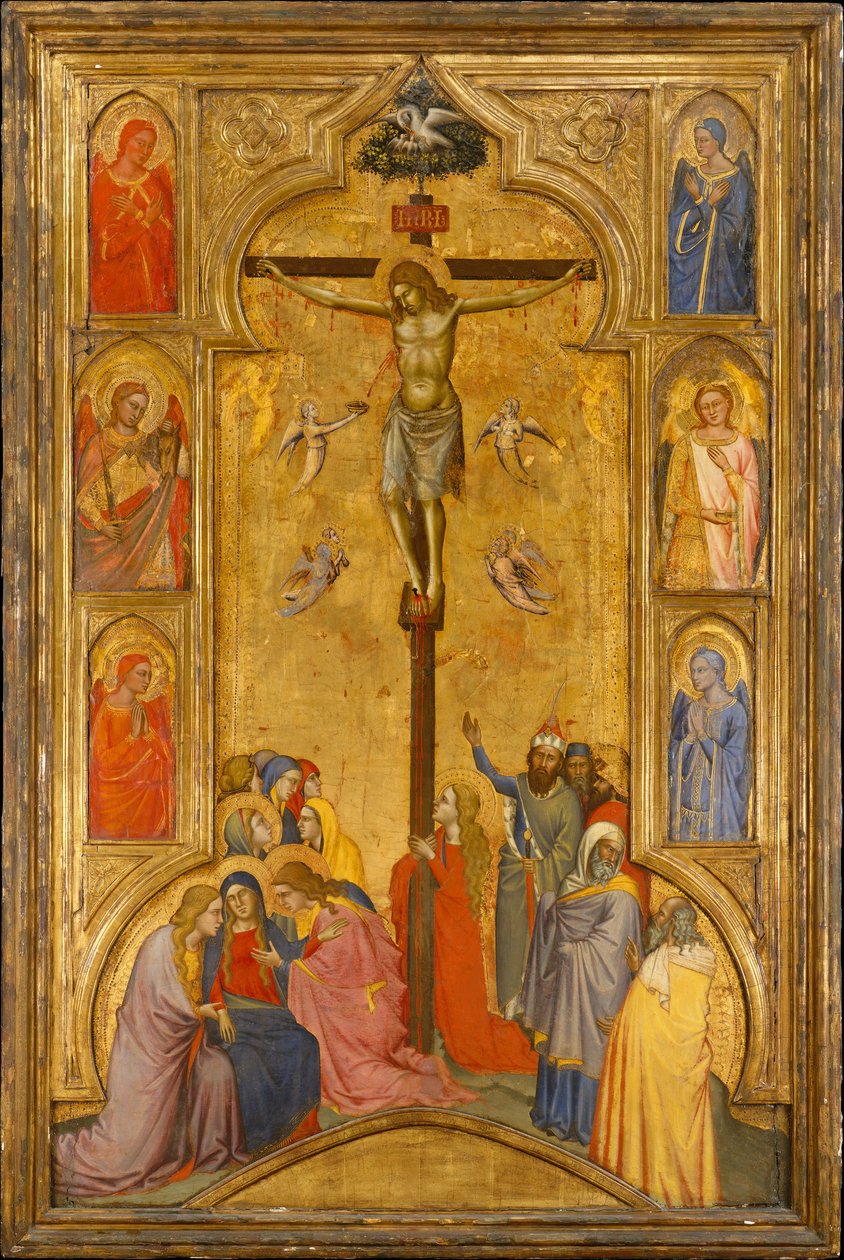 A Crucificação, c. 1365. de Andrea di Cione
