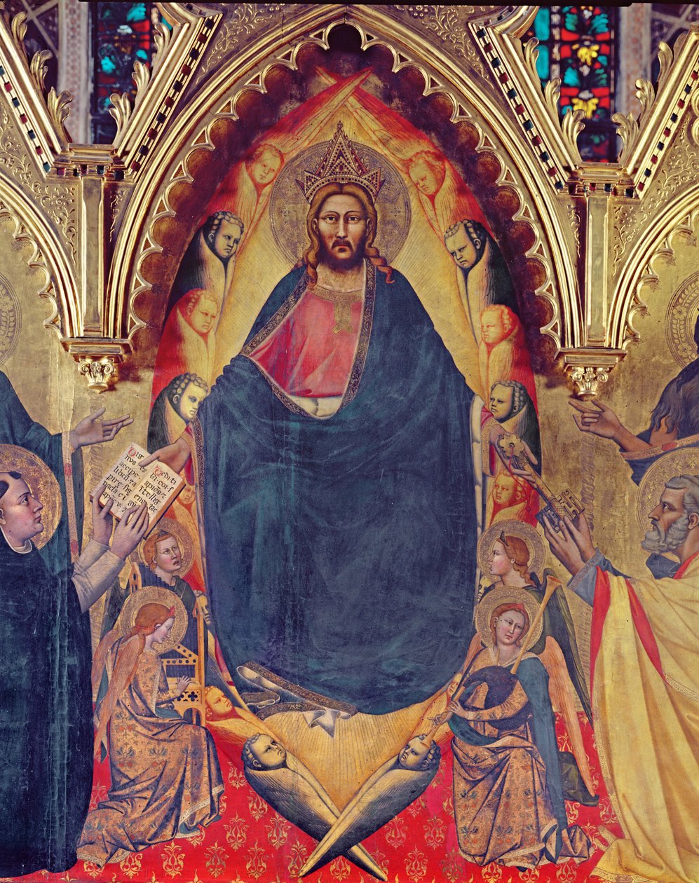 O retábulo de Strozzi, 1357 detalhes do painel de 72246 de Andrea di Cione Orcagna