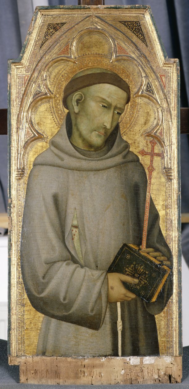 São Francisco, c.1375 (têmpera sobre madeira de choupo) de Andrea di Vanni dAndrea Salvani Andrea di Vanni dAndrea Salvani