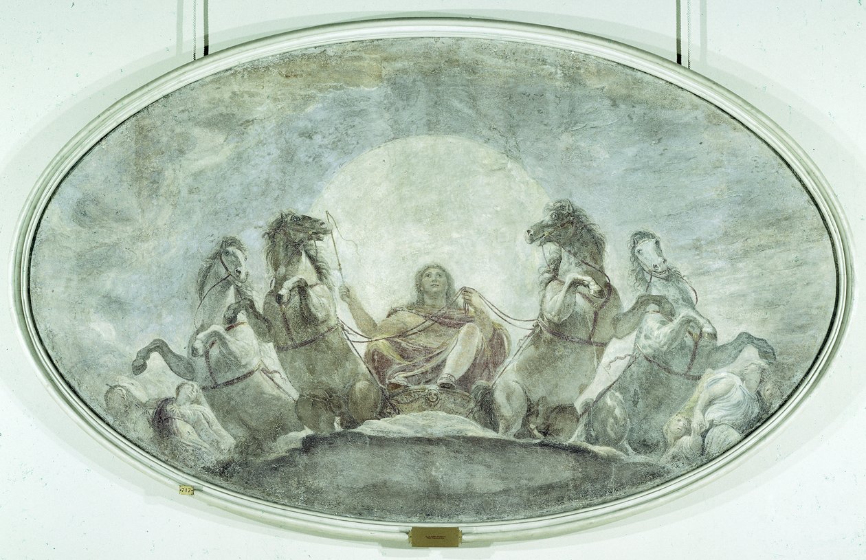 A carruagem de Apolo de Andrea the Elder Appiani