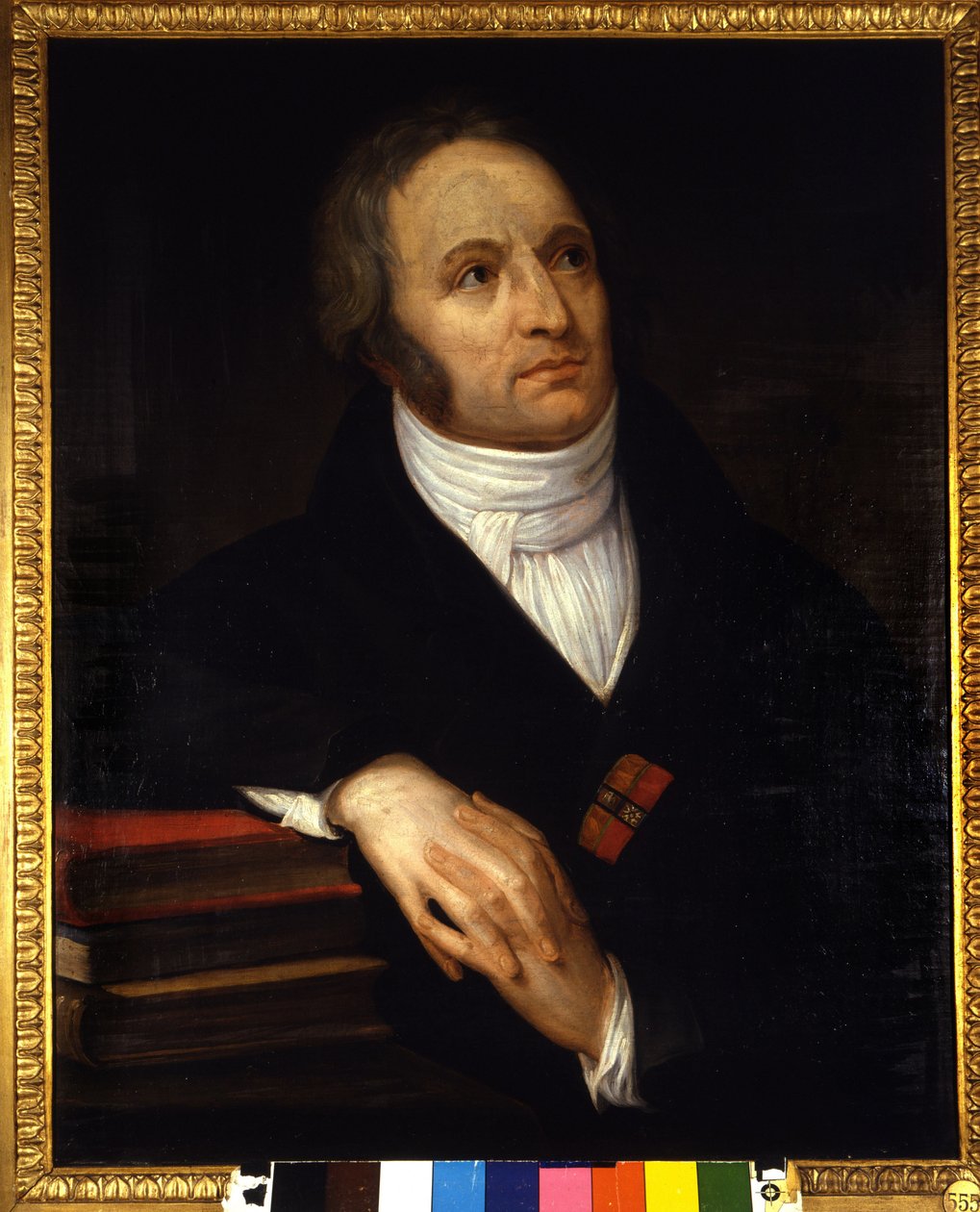 Retrato de Vincenzo Monti (1754 - 1828), poeta italiano. Pintura de Andrea Appiani (1754-1819). 1809. Pinacoteca di Brera, Milão de Andrea the Elder Appiani