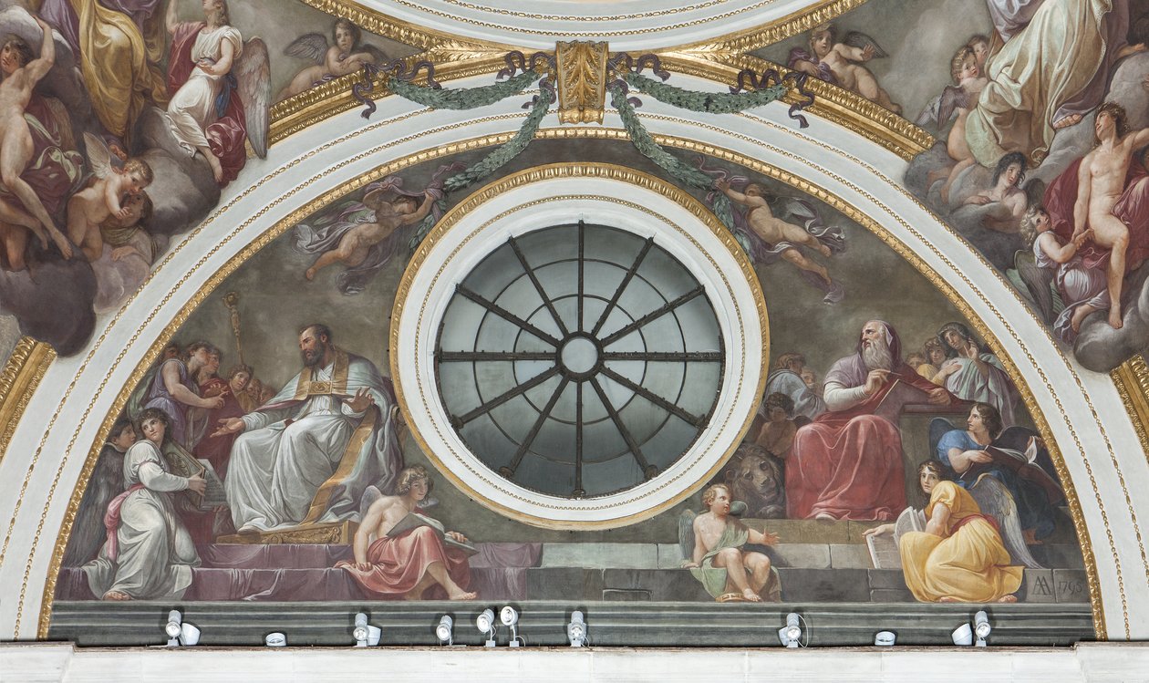 Santo Agostinho e São Jerônimo, 1792-95 de Andrea the Elder Appiani