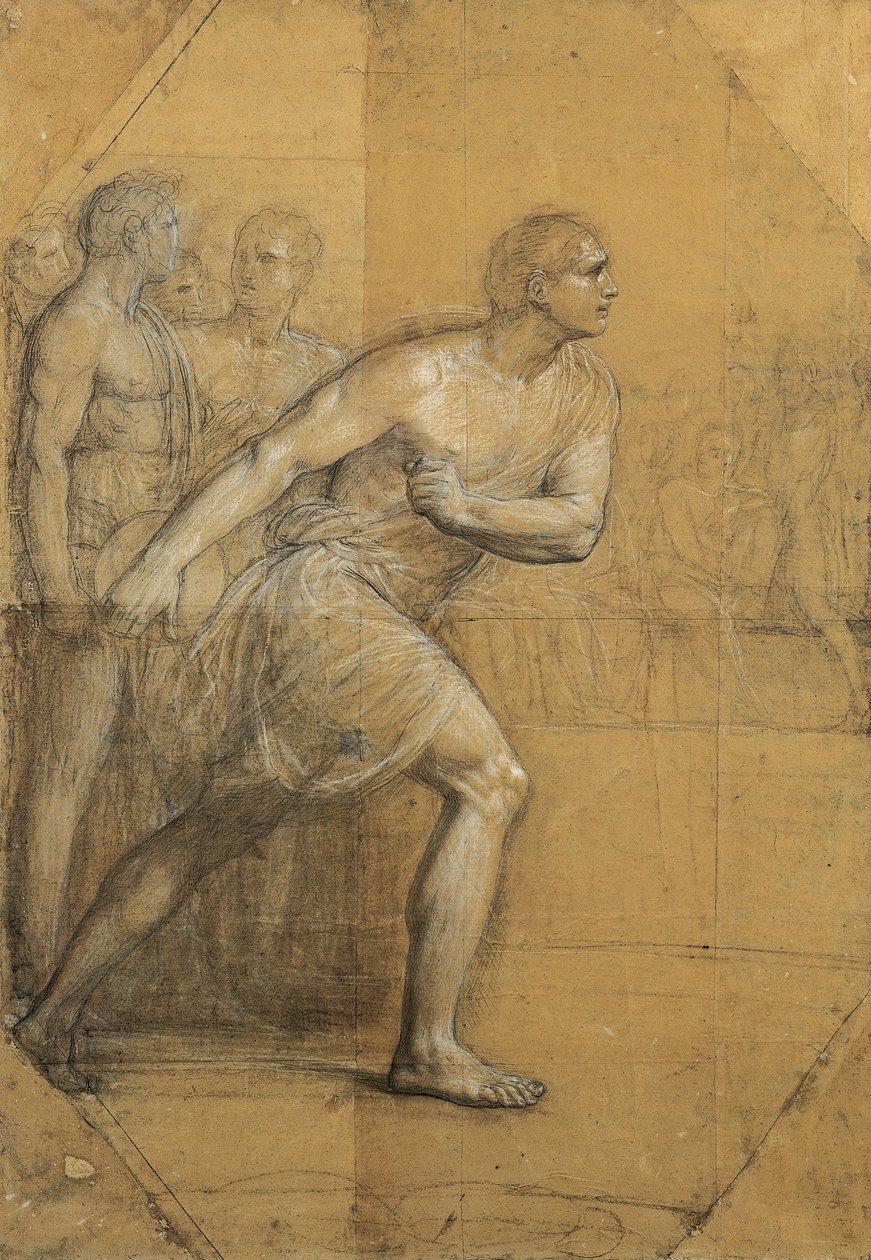 O Disco Lançador, de Andrea Appiani, desenhando de Andrea the Elder Appiani
