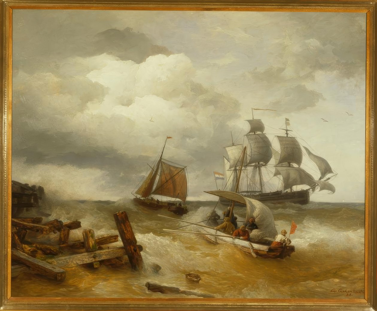 A.Achenbach, Marine de Andreas Achenbach