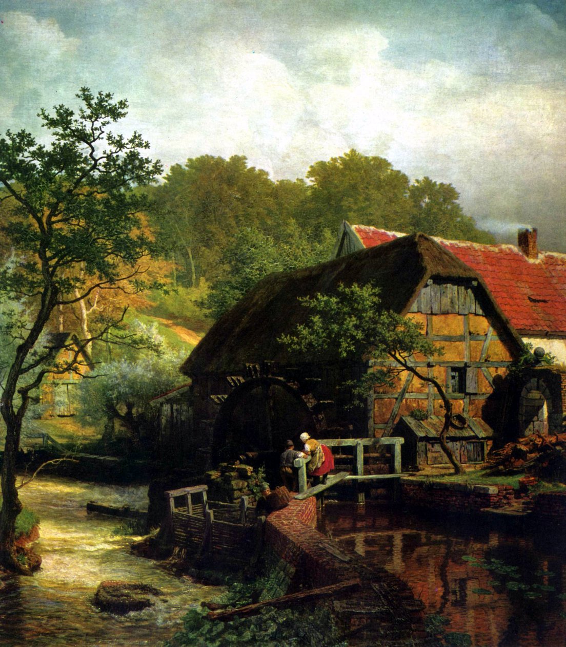 Azenha da Westfália de Andreas Achenbach