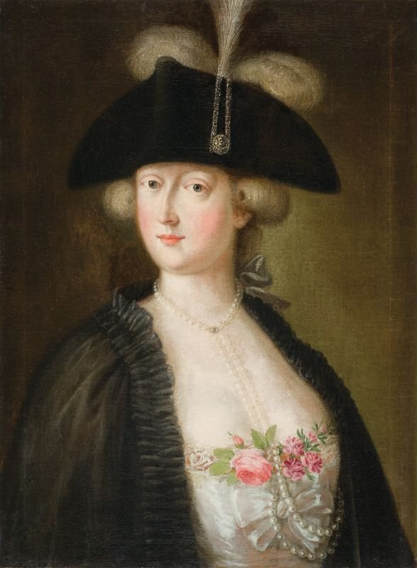 Maria Fjodorovna, esposa do grande príncipe russo PavlanInglês: Retrato de Maria Feodorovna Sophie Dorothea de Wurttembergn de Andreas Herrlein
