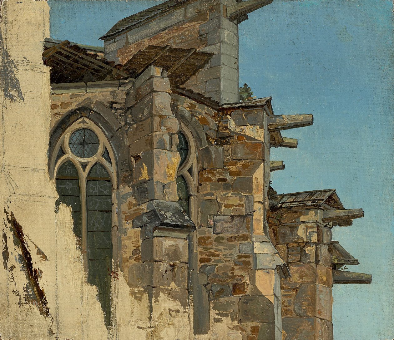 Alemão: A Catedral de Altenberg (Estudo) de Andreas Achenbach