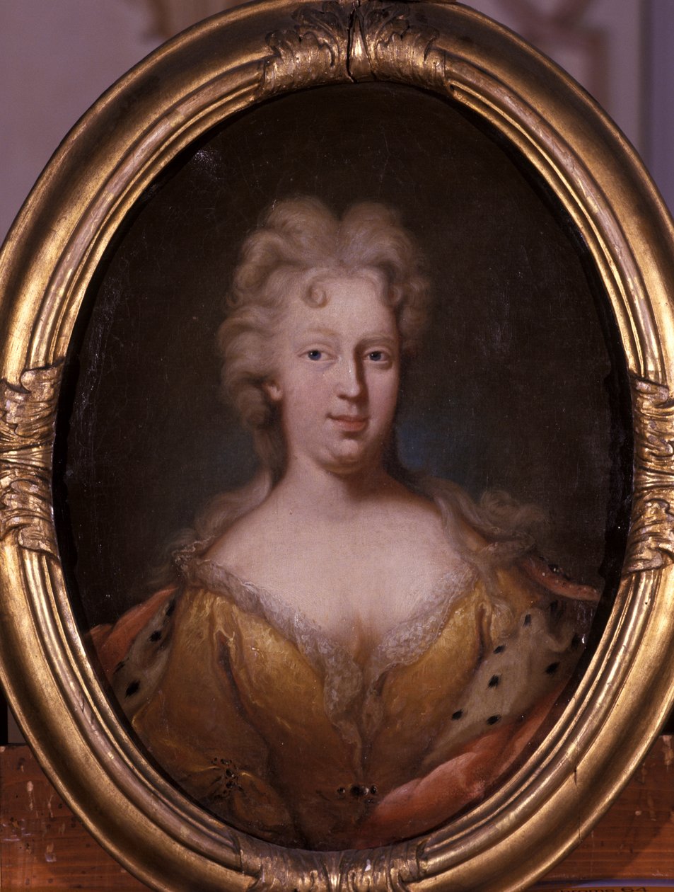 Retrato de Friederike Elisabeth da Saxônia-Marksuhl de Andreas Eusebius Berhold