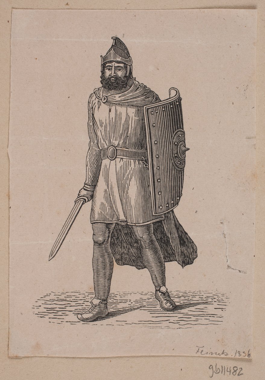 Guerreiro ambulante com escudo de Andreas Flinch