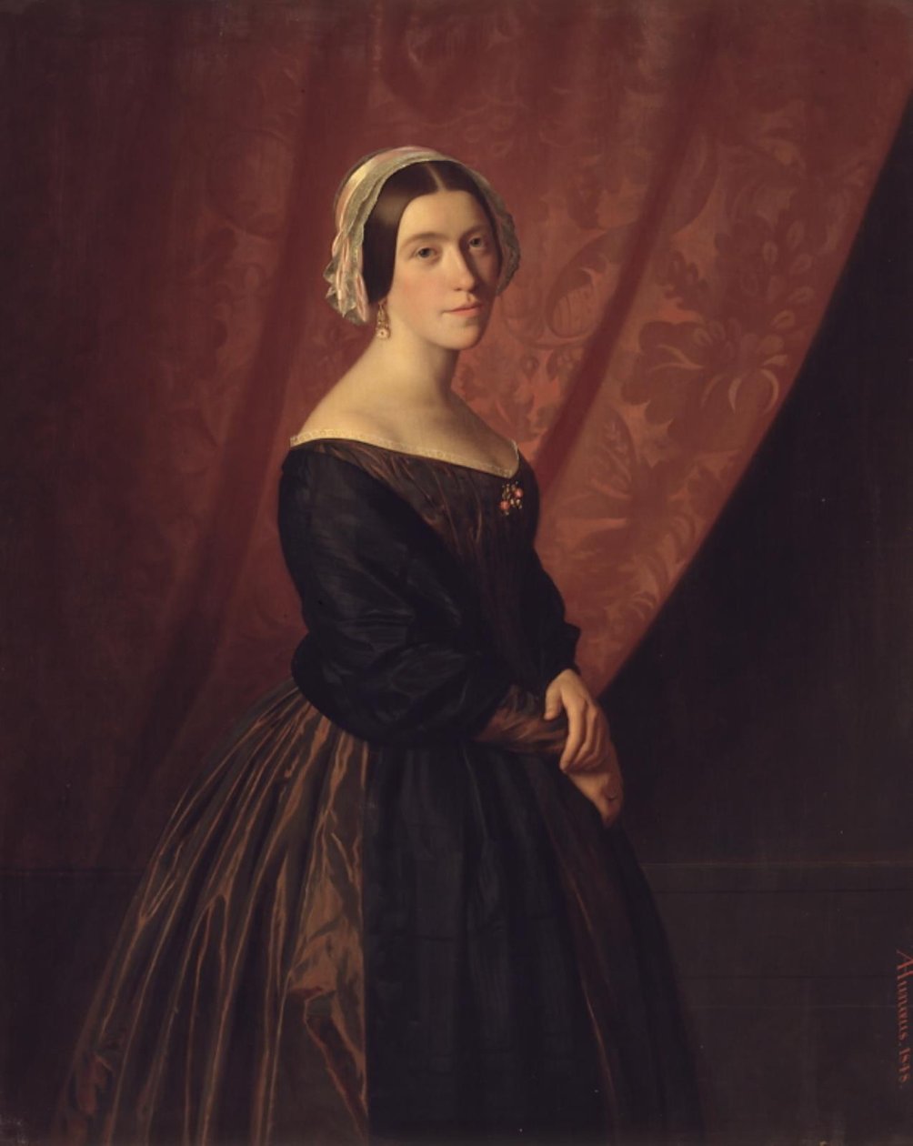 Thora Hunæus, b. Garbrecht, esposa do artista de Andreas Herman Hunæus