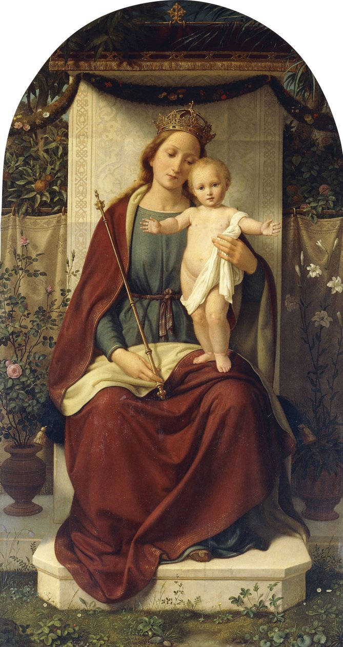 Madonna e criança de Andreas Johann Jacob Müller