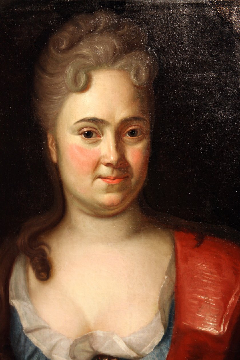 Retrato da Imperatriz Catarina I. 1684-1727, 1712 de Andreas Møller