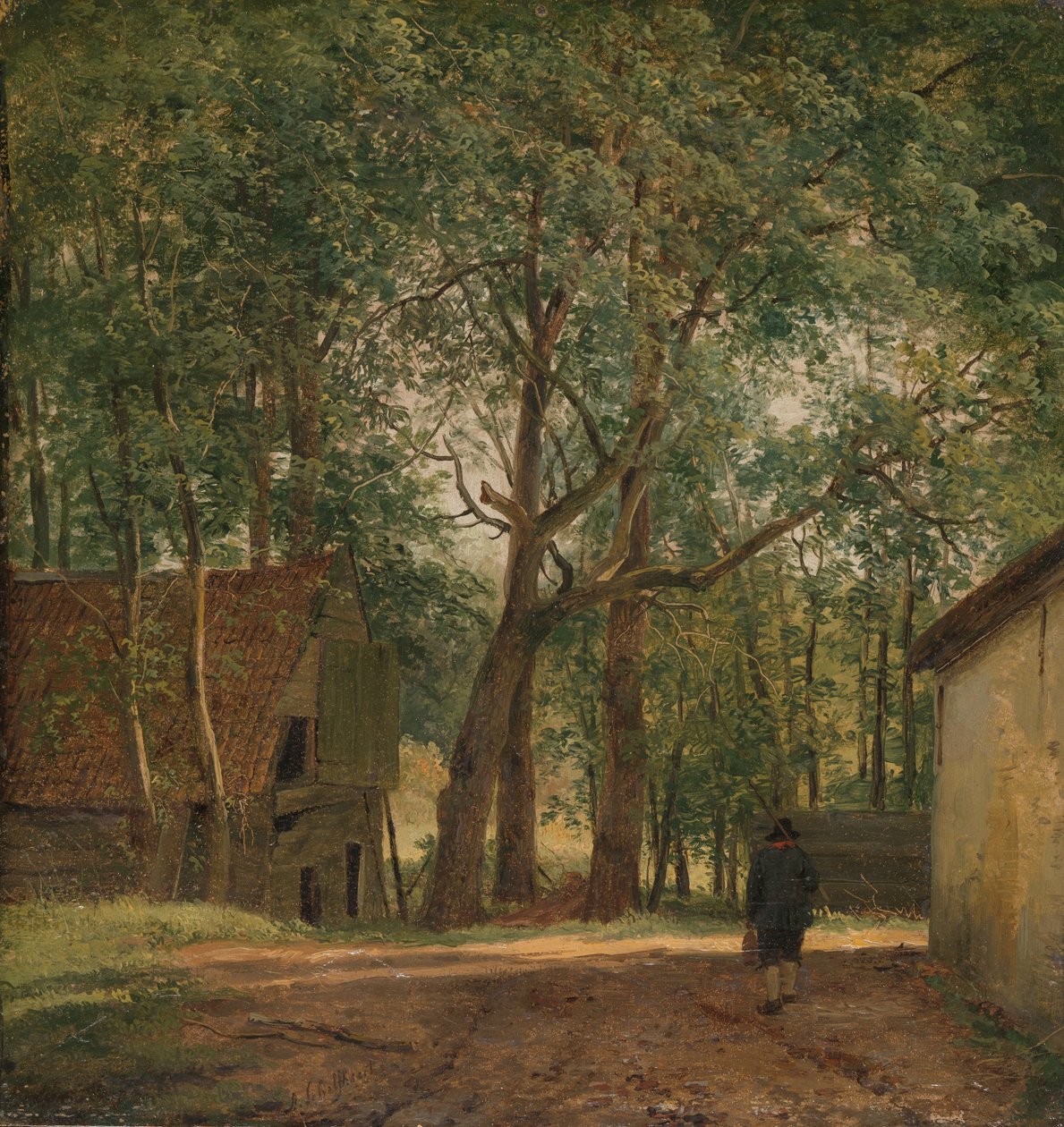 Estaleiro agrícola
Boerenerf de Andreas Schelfhout (signed by artist)