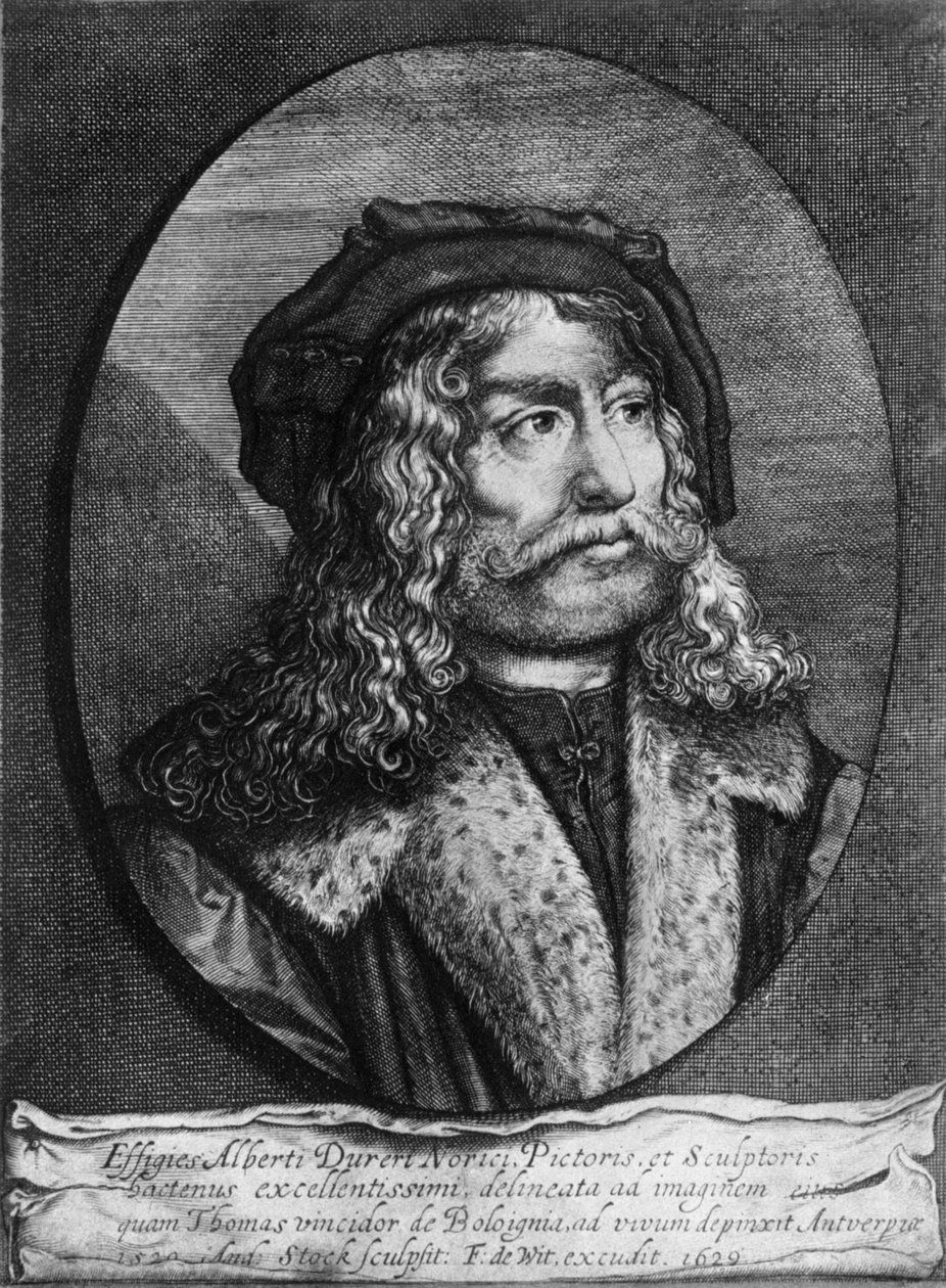 Retrato de Albrecht Dürer, 1629, 1936 de Andreas Stock