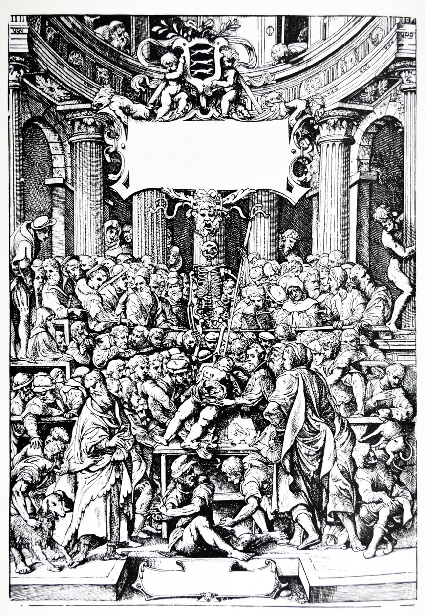 As placas do epitome do De Humani Corporis Fabrica de Andreas Vesalius